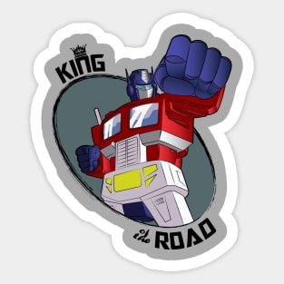 Optimus Prime - King of the Road (punch) Sticker